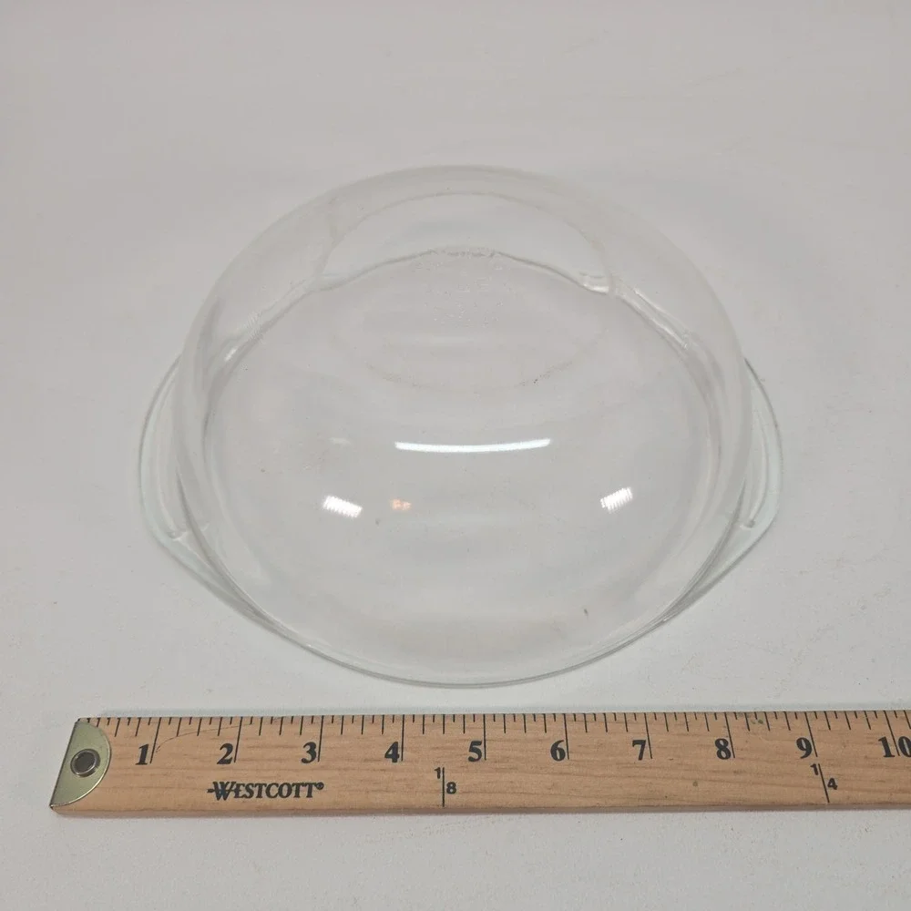 Pyrex 024 2 Quart Clear Glass Round Casserole Mixing Bowl USA